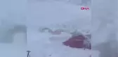 Süphan'a zirve tırmanışında tipiye yakalanan dağcılar, buz adama döndü