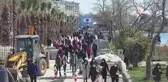 Silivri Sahili'nde sosyal mesafe kuralı hiçe sayıldı