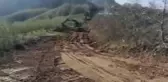 Çökme meydana gelen Batı Karadeniz bağlantı yoluna alternatif servis yolu çalışmaları başladı