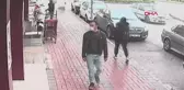 OSMANİYE Parti binasından çelenk hırsızlığı kamerada