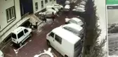 Baba ve 2 yaşındaki kızı ölümden döndü, o anlar kameraya böyle yansıdı