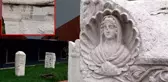 Medusa kabartmalı lahit, üzerinde yazan beddualı mesaja rağmen soyulmuş