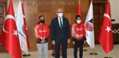 Vali Karaloğlu, Tokyo Olimpiyatları'na katılacak sporcuları ağırladı