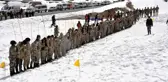 Bitlis'te 100 korucunun katıldığı çığ tatbikatı yapıldı