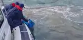 ÇANAKKALE - Teknesi alabora olup batan kişi sahil güvenlik ekiplerince kurtarıldı