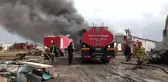 Uşak OSB'de iplik fabrikasında korkutan yangın