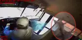 Böylesi kırk yılda bir yaşanır! Okul servisine çarpan geyik, uyuyan öğrencinin üzerine düştü