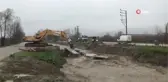 Dere taştı, yollar kapandı...Araziler sular altında kaldı