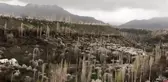 Kağızman beyaz gelinliğini giydi