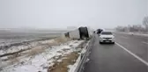 Yolcu otobüsü devrildi: 13 yaralı