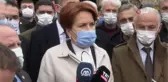Son dakika: İYİ Parti lideri Akşener yangında zarar gören Kasaplar Çarşısı esnafını ziyaret etti
