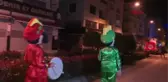 İSTANBUL-Ümraniyeliler ilk sahura Hacivat ve Karagöz'le uyandı