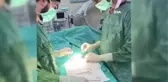 Böbreğinden 11 santimlik tümör çıkarıldı