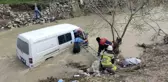 Dereye uçan araçtan böyle kurtardılar