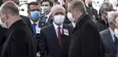 Yıldırım Akbulut'un cenazesinde dikkat çeken olay! Erdoğan, Kılıçdaroğlu'na selam vermeden geçti