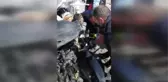 Son dakika haberi: Otomobille kamyonetin çarpışması sonucu 1 kişi öldü, 2 kişi yaralandı (2)