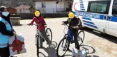 Başkan Bahçavan öksüz ve yetim çocukların yüzünü güldürdü