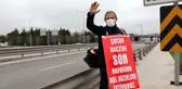 Son dakika haberleri... Nafaka yürüyüşünde 2 saat tutuklu kaldıktan sonra yoluna devam etti