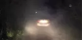 Seyir halindeki otomobilde çıkan yangın söndürüldü