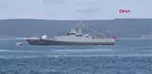 'TCG KUMKALE' 23 NİSAN İÇİN BOĞAZA DEMİRLENDİ