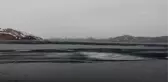 Buzla kaplı doğa harikası Balık Gölü çözülmeye başladı
