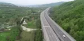 Drone - Anadolu Otoyolu Bolu Dağı geçişinde sokağa çıkma kısıtlamasında sakinlik yaşanıyor