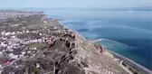 Adilcevaz Kalesi'nde restorasyon çalışması başlatıldı - Drone