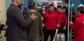 Milli güreşçi Rıza Kayaalp'e coşkulu karşılama
