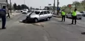 Şanlıurfa'da kamyon otomobile çarptı 3 yaralı