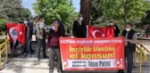 BURDUR'DA VATAN PARTİSİ'NDEN BİDEN'A TEPKİ