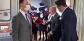 UKRAYNALI TURİST KAFİLESİ ÇİÇEKLERLE KARŞILANDI