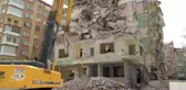 Eskişehir'de tozu dumana katan yıkım