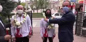 SPOR Milli cimnastikçi Elif Ceren Çolak'a, Konya'da coşkulu karşılama