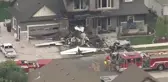 Uçak evin üzerine düştü, yetkililer 4 kişinin yaşamını yitirdiğini duyurdu