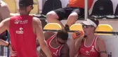 Plaj voleybolunda olimpiyat elemeleri ikinci tur maçları İzmir'de devam ediyor
