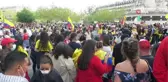 Paris'te Kolombiya'daki vergi reformu protestolarına destek gösterisi