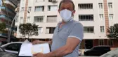 İstanbul'dan Ankara'ya yürüyen baba çocuğunu görmek için geldiği Samsun'dan eli boş döndü