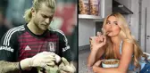 Loris Karius'un eski aşkı Instagram'da paylaştığı üstsüz fotoğrafla sosyal medyayı salladı