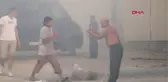 ANTALYA MİNİBÜSLERİ KURTARMAK İSTERKEN OLUŞAN YANIKLARIN ACISINI DERE SUYUYLA DİNDİRDİ