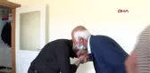 MARDİN EVLAT NÖBETİNDEKİ AİLELERDEN GARA ŞEHİDİNİN BABASINA BAYRAM ZİYARETİ