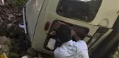 Kazdağları'nda freni boşalan hafif ticari araç şarampole yuvarlandı 1 ölü, 3 yaralı