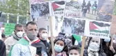Köln kentinde İsrail saldırıları protesto edildi