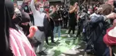 Paris'te Filistin'e destek gösterisi