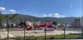 Ambulans helikopter kalp krizi geçiren hasta için havalandı