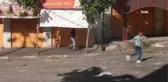 El Halil'de Filistinliler ile İsrail güçleri arasında çatışmaÇatışmaların ardından Filistinliler, İsrail karşıtı protesto gösterisi düzenledi