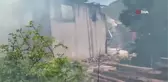 Yangını söndürürken tavan çöktü, itfaiye çalışanı yaralandı