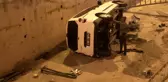 Kontrolden çıkan ticari araç kanala uçtu: 1 yaralı