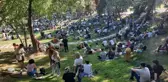 Maçka Parkı'nda korkutan görüntü: Binlerce kişi Maçka Parkı'na akın etti