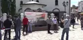 Kuzey Makedonya'da Filistin'e destek gösterisi düzenlendi
