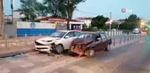 Altgeçide hızlı girince kazayı beraberinde getirdi